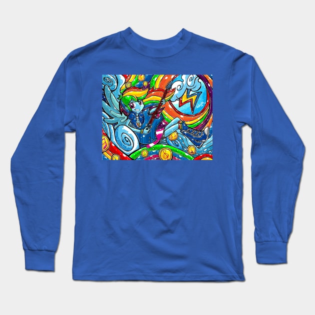 Equestria Girls - Rainbow Dash Long Sleeve T-Shirt by Glen Bosiwang Pop Culture Bonanza!